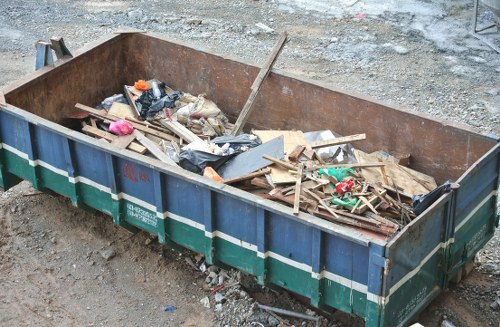 Business waste removal services in Docklands