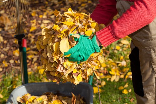 Garden waste removal process