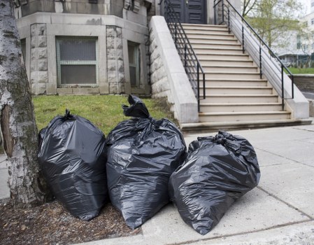 Clean and organized Docklands area after furniture disposal